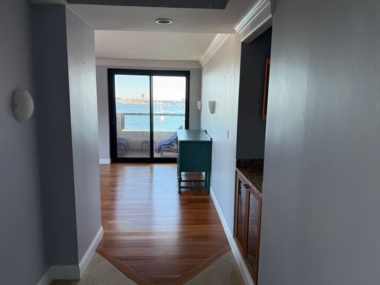 Interior, Recessed Lighting, Water, Wood Texture Flooring