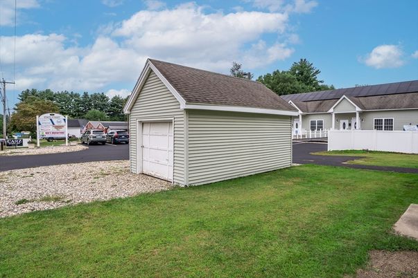 Backyard, Detached Garage, Exterior