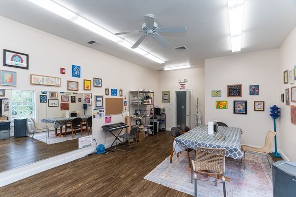 Home Office, Interior, Wood Texture Flooring