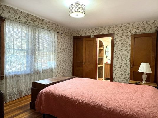 Bedroom, Interior, Wood Texture Flooring