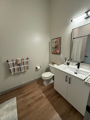 Bathroom, Interior, Wood Texture Flooring