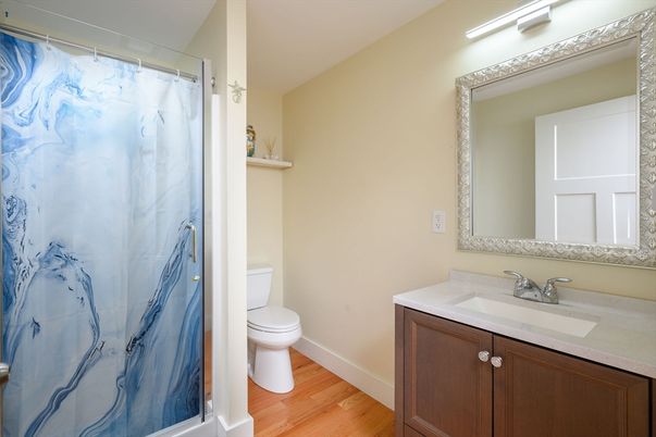 Bathroom, Interior, Wood Texture Flooring