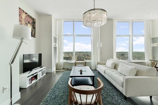 Chandelier, Interior, Living room, Wood Texture Flooring