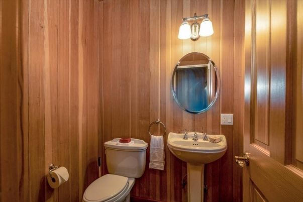 Bathroom, Interior, Wooden Walls