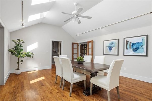 Dining room, Interior, Wood Texture Flooring