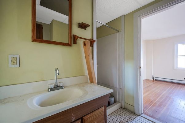 Bathroom, Interior, Wood Texture Flooring