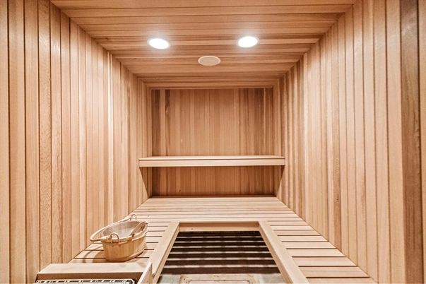 Interior, Recessed Lighting, Sauna Room