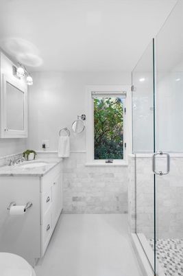 Bathroom, Glass Shower, Interior