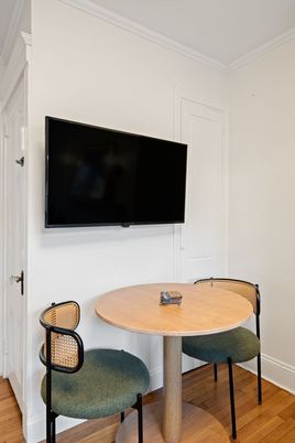 Dining room, Interior, Wood Texture Flooring