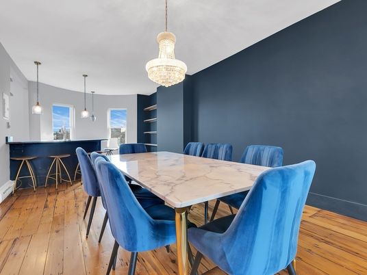 Chandelier, Dining room, Interior, Pendant Lights, Wood Texture Flooring