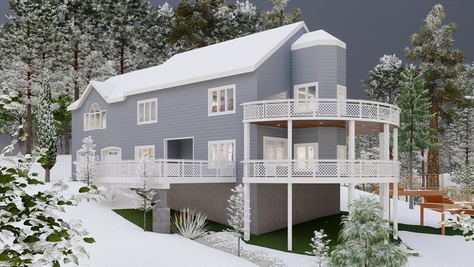 Exterior, Facade, Modern