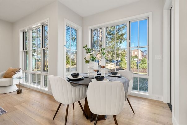 Dining room, Interior, Wood Texture Flooring
