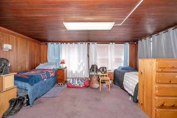 Bedroom, Interior, Wooden Ceilings, Wooden Walls