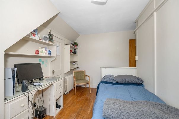 Bedroom, Home Office, Interior, Wood Texture Flooring