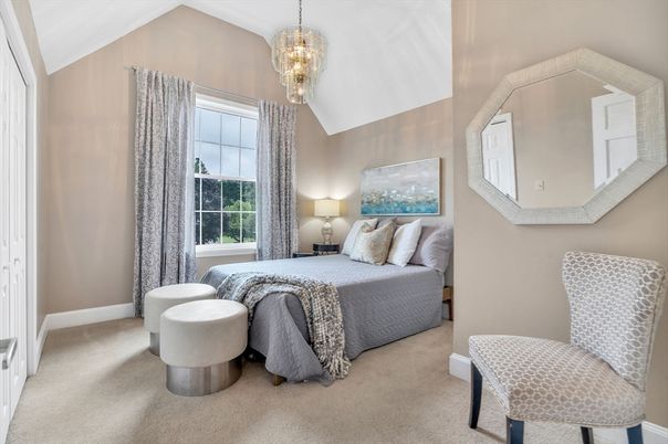 Bedroom, Chandelier, Interior
