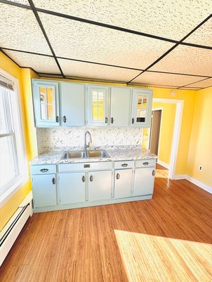 Interior, Kitchen, Wood Texture Flooring