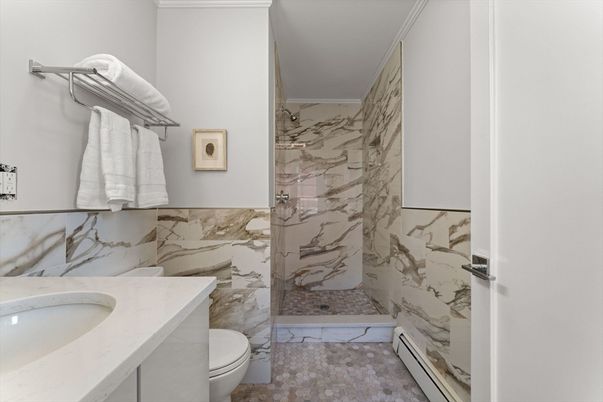 Bathroom, Interior, Marble Walls