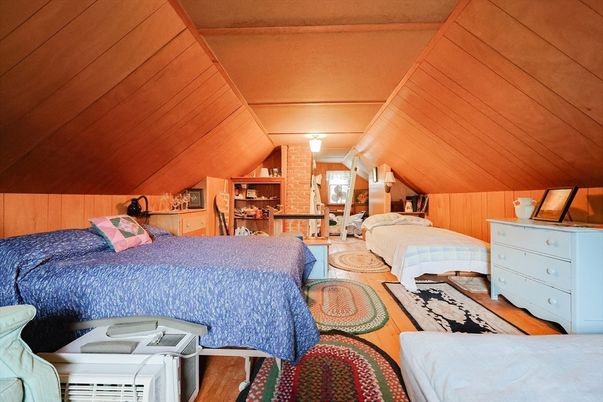 Bedroom, Interior, Wooden Ceilings, Wood Texture Flooring