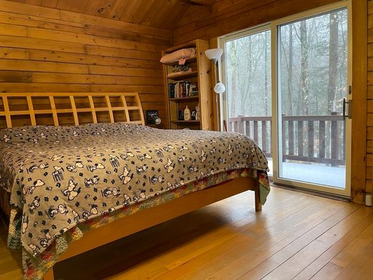 Bedroom, Interior, Wooden Ceilings, Wood Texture Flooring, Wooden Walls