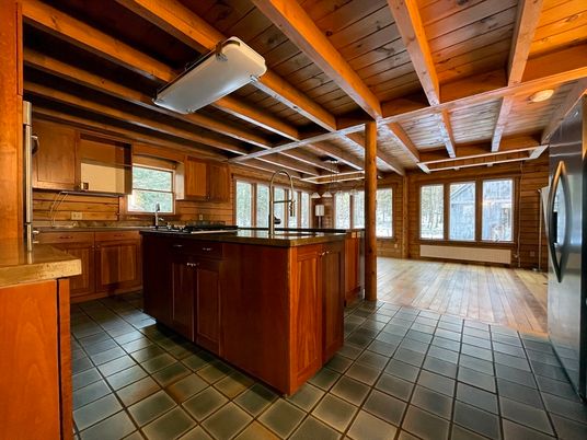 Interior, Kitchen, Wooden Beams, Wooden Ceilings, Wood Texture Flooring, Wooden Walls