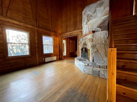 Fireplace, Interior, Wooden Ceilings, Wood Texture Flooring, Wooden Walls