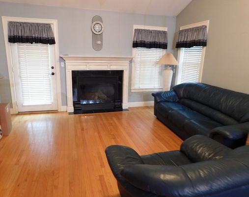 Fireplace, Interior, Living room, Wood Texture Flooring