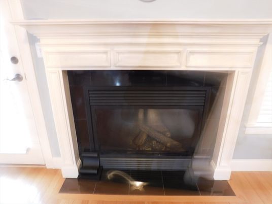 Fireplace, Interior, Wood Texture Flooring