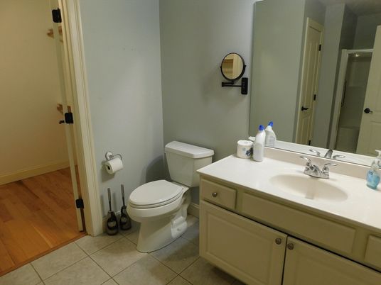 Bathroom, Interior, Wood Texture Flooring