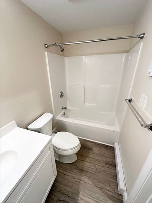 Bathroom, Interior, Wood Texture Flooring
