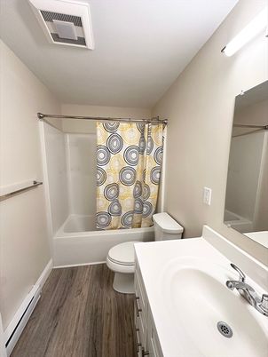 Bathroom, Interior, Wood Texture Flooring