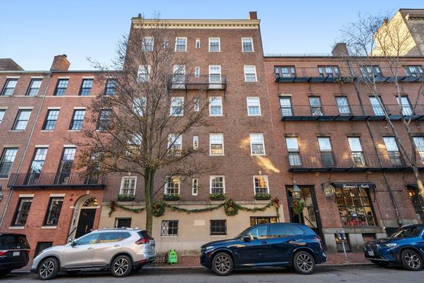 Exterior, Facade, Brick Facade, Condo Building