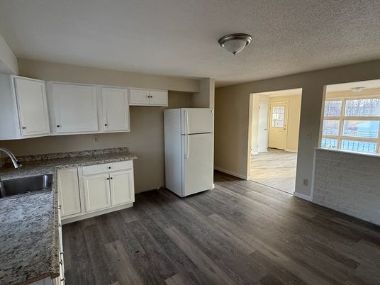 Interior, Kitchen, Wood Texture Flooring