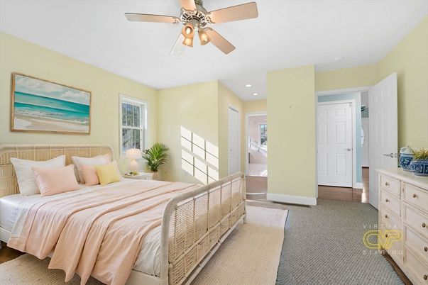 Bedroom, Interior, Recessed Lighting