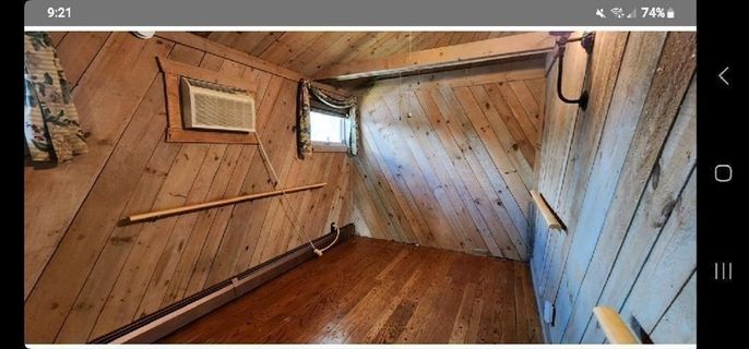 Empty room, Interior, Wooden Ceilings, Wood Texture Flooring, Wooden Walls