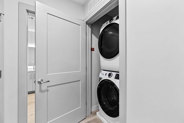 Interior, Utility Closets, Washer, Wood Texture Flooring