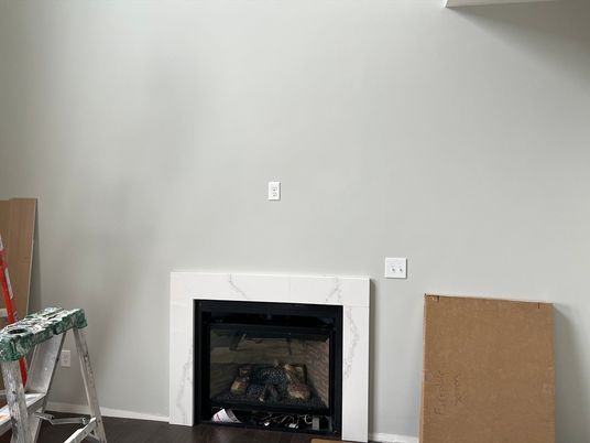 Fireplace, Interior, Wood Texture Flooring