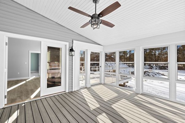 Empty room, Interior, Sun Room, Wood Texture Flooring