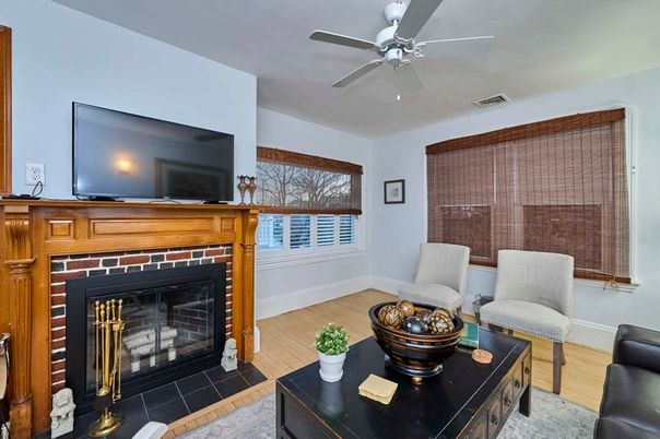 Fireplace, Interior, Living room, Wood Texture Flooring