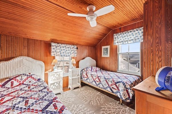 Bedroom, Interior, Wooden Ceilings, Wooden Walls