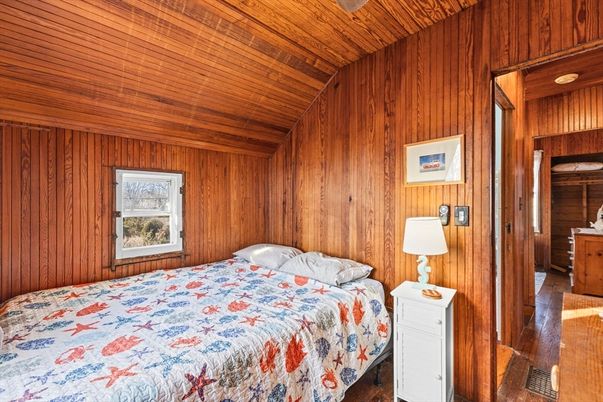 Bedroom, Interior, Wooden Ceilings, Wooden Walls