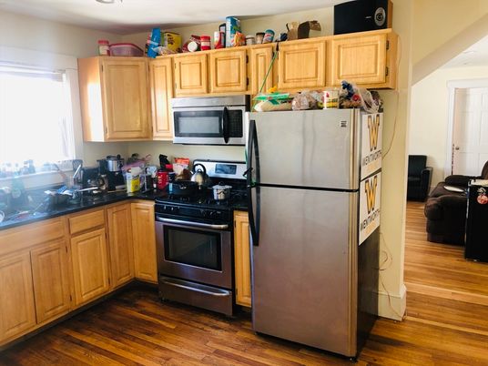 Interior, Kitchen, Wood Texture Flooring