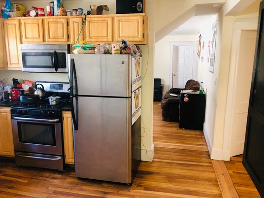 Interior, Kitchen, Wood Texture Flooring