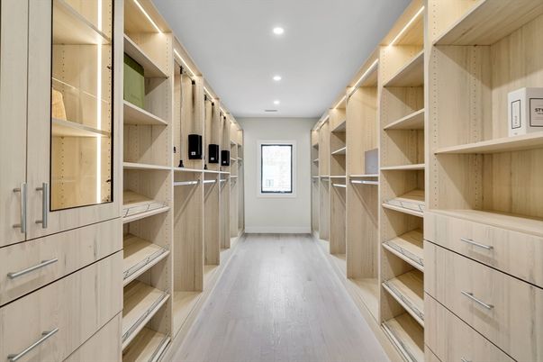 Interior, Recessed Lighting, Walk-in Closets, Wood Texture Flooring
