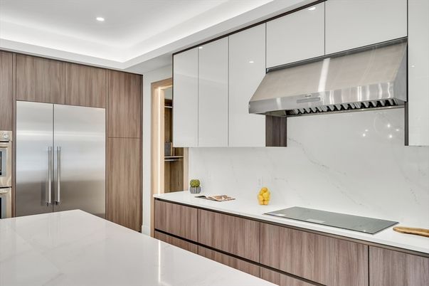 Interior, Kitchen, Recessed Lighting, Stainless Steel Appliances