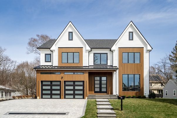 Attached, Exterior, Facade, Farmhouse
