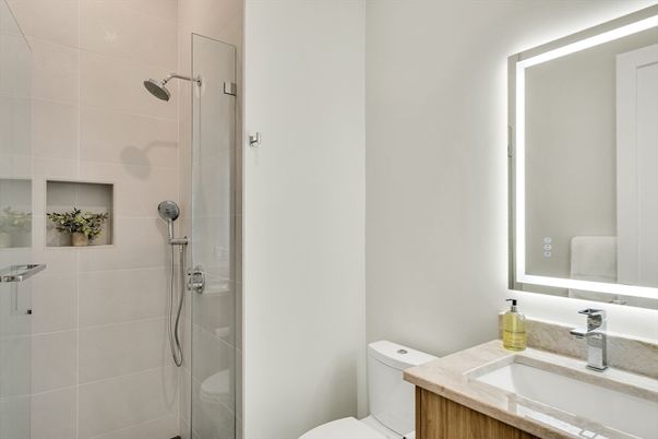 Bathroom, Glass Shower, Interior