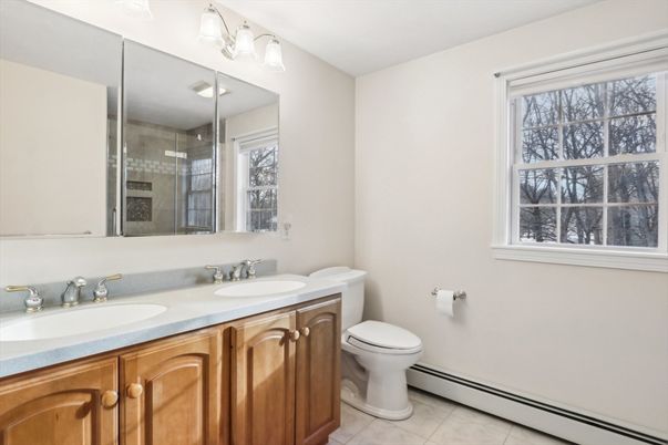 Bathroom, Dual Sink Vanities, Glass Shower, Interior
