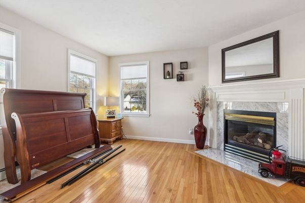 Fireplace, Interior, Wood Texture Flooring