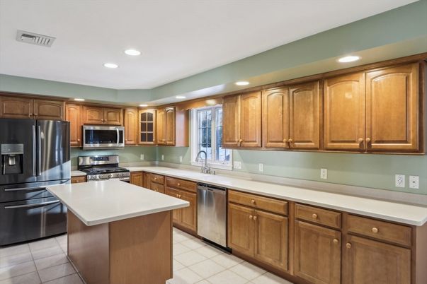 Interior, Kitchen, Recessed Lighting, Stainless Steel Appliances