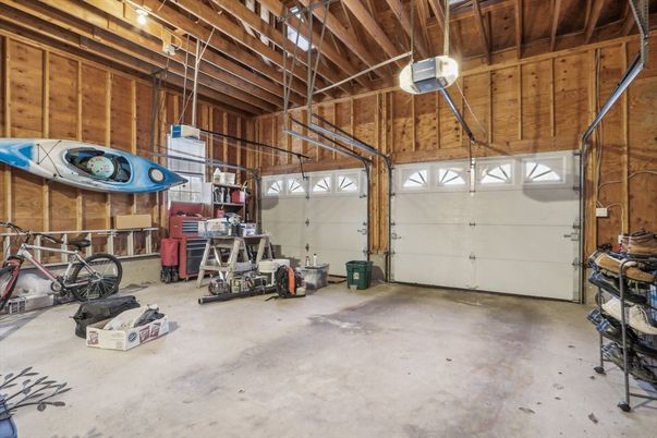 Garage, Interior, Wooden Beams, Wooden Walls